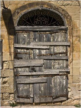Architectual Photography - Battered Door