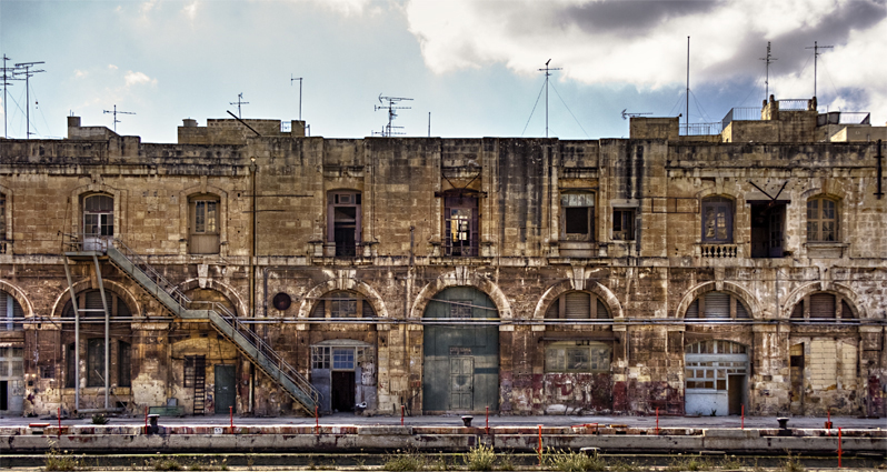 Architectural Photography - Derelict Dockside